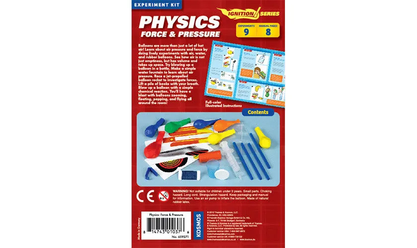 "Physics: Force & Pressure" - Science Kit