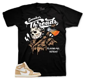 Retro 1 Praline Shirt - Slaying Haters - Black