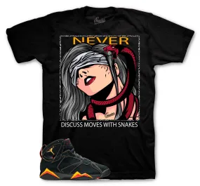 Retro 7 Citrus Shirt - Never Discuss - Black