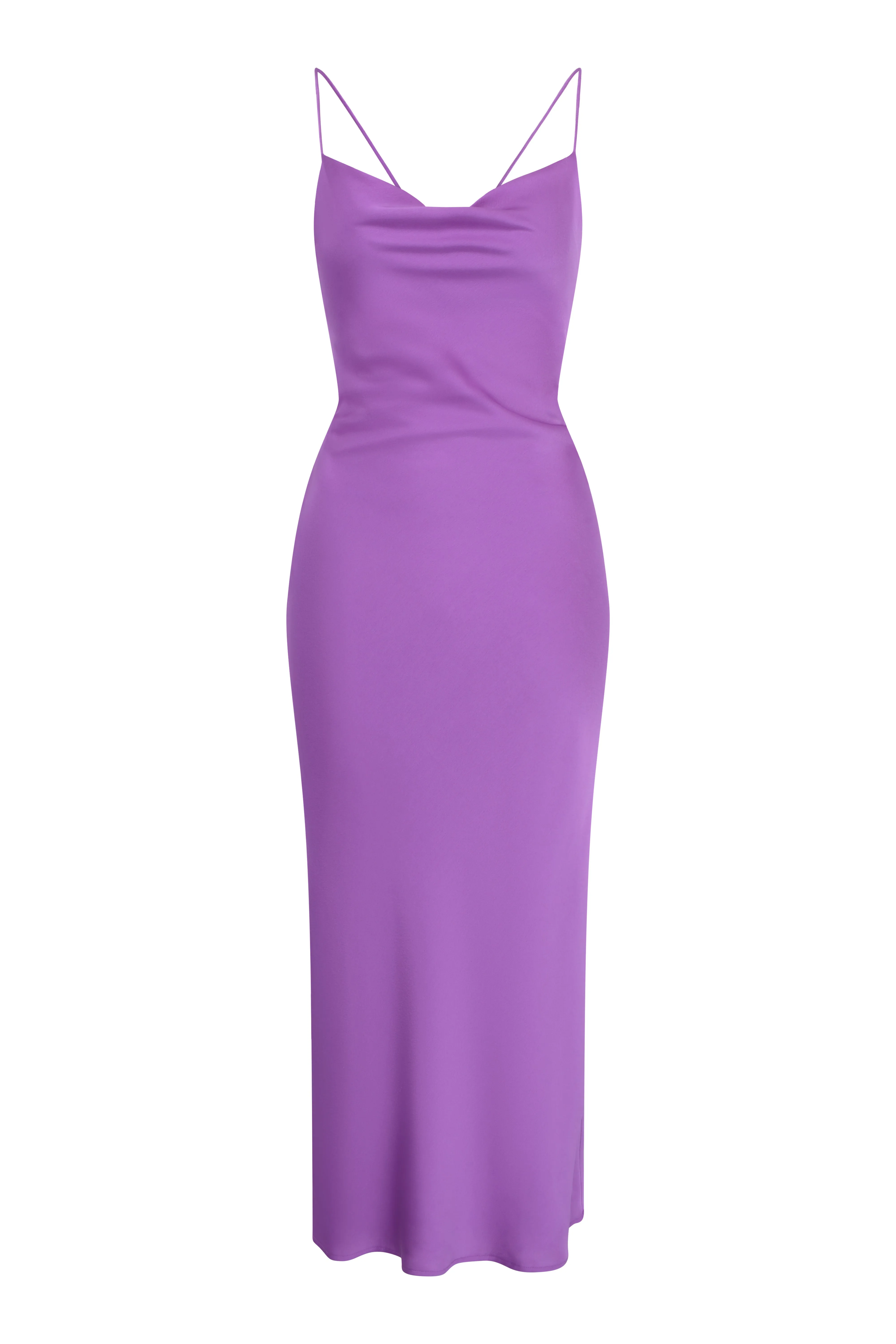 Riviera Midi Dress in Purple