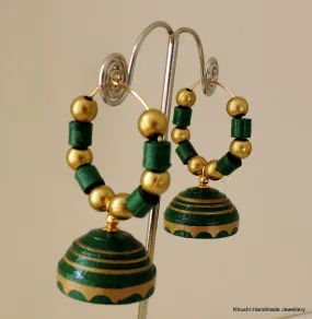 Sap green Jhumka