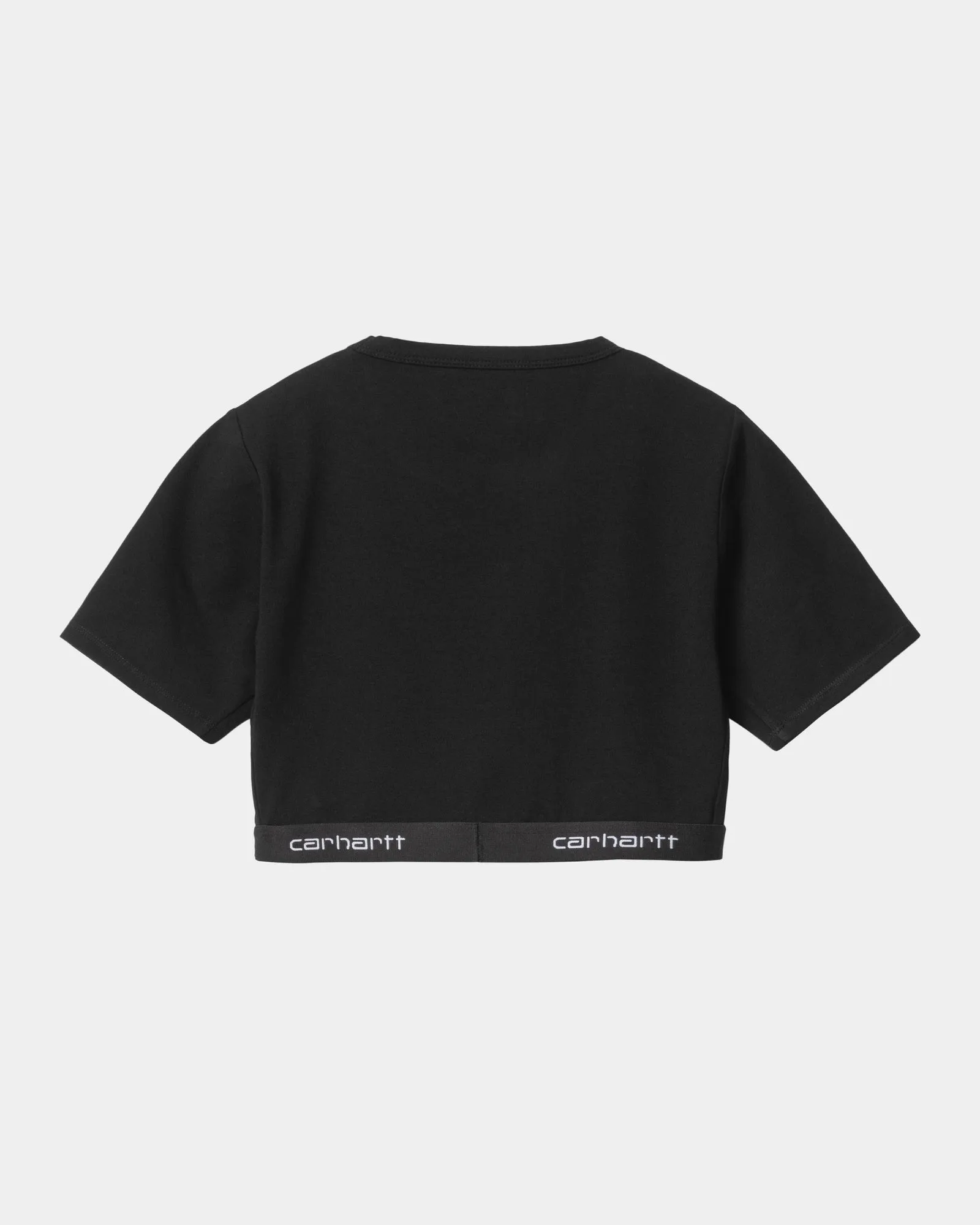 Script Crop Top | Black