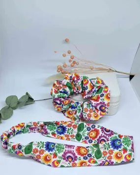 Set Scrunchie Mama & Me Flor Mexico