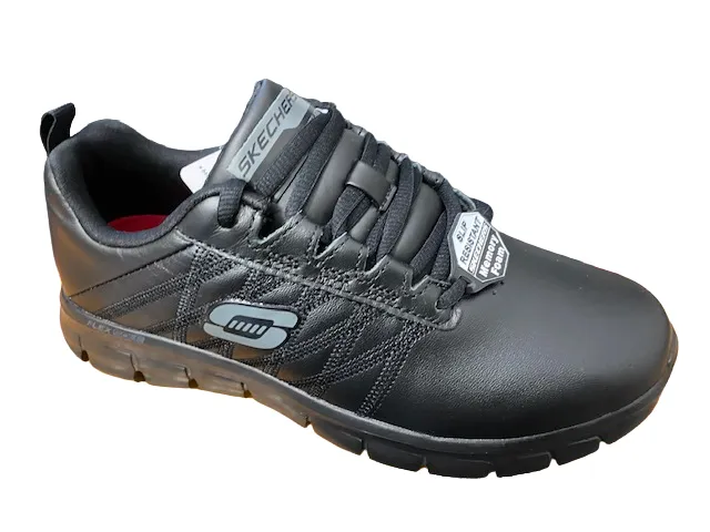 Skechers Women's work shoe Safety Work Sure Track-Erath 76576EC/BLK black 