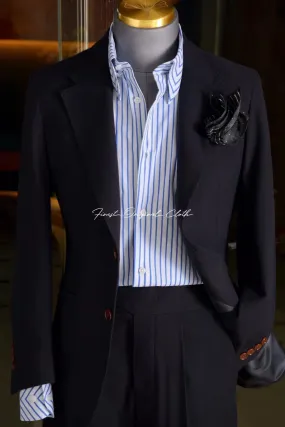 Slim Fit Classic Blazer (Black) 5032