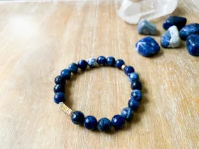 Sodalite Arrow Beaded Bracelet || Reiki Infused