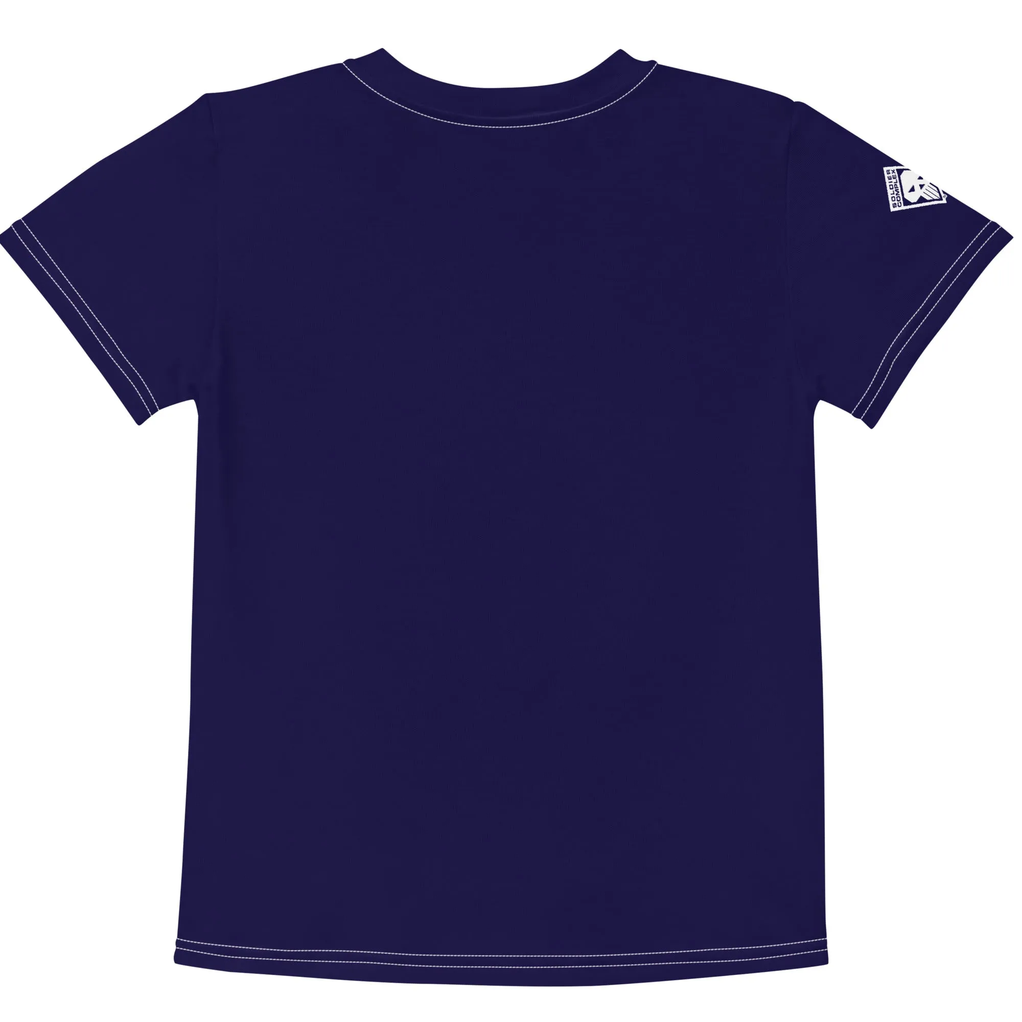 Sporty Style: Boy's Short Sleeve Classic Judo Rash Guard - Midnight Blue