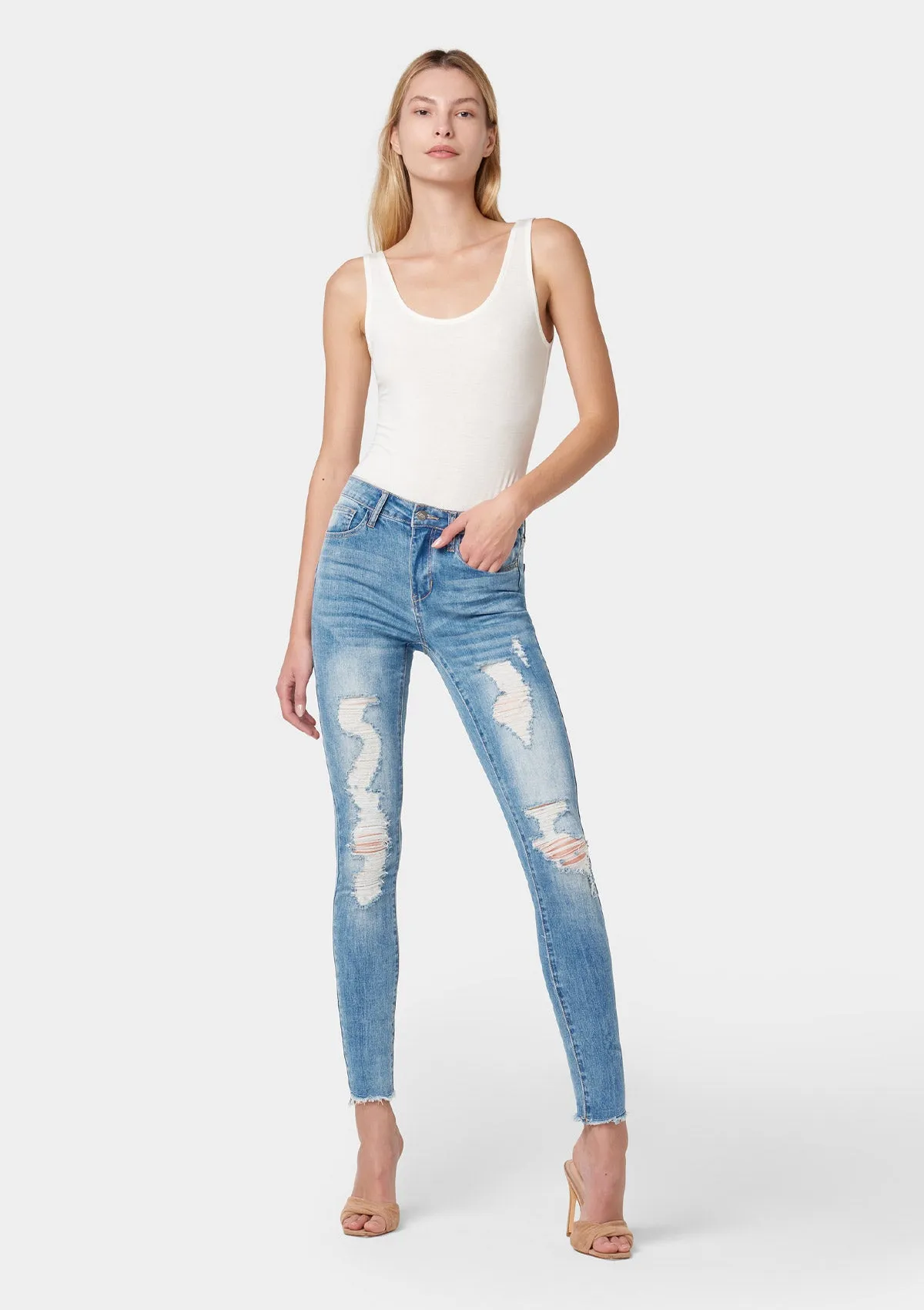 Tall Daniela Distressed Jeans