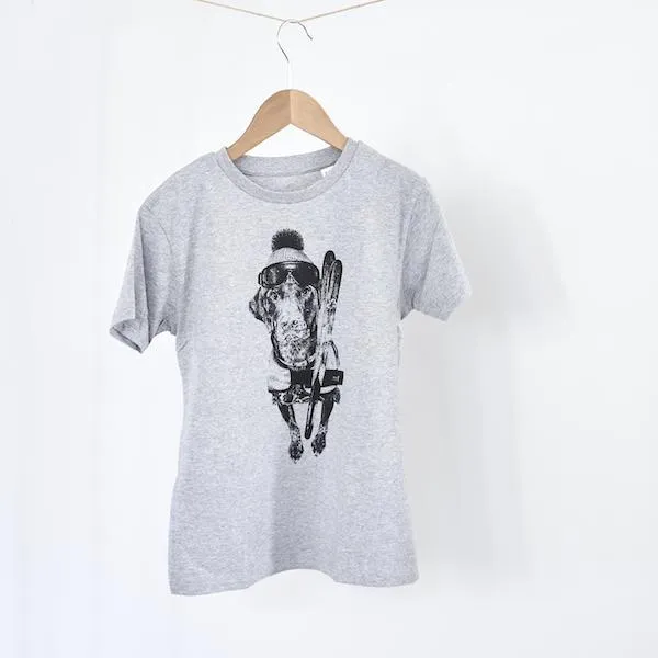 The Alpine Guru - Kids T-shirt - heather grey