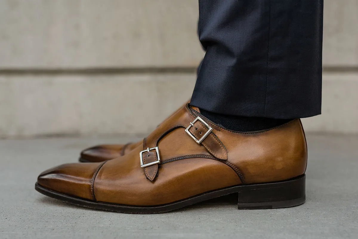 The Burton Double Monk Strap - Tobacco