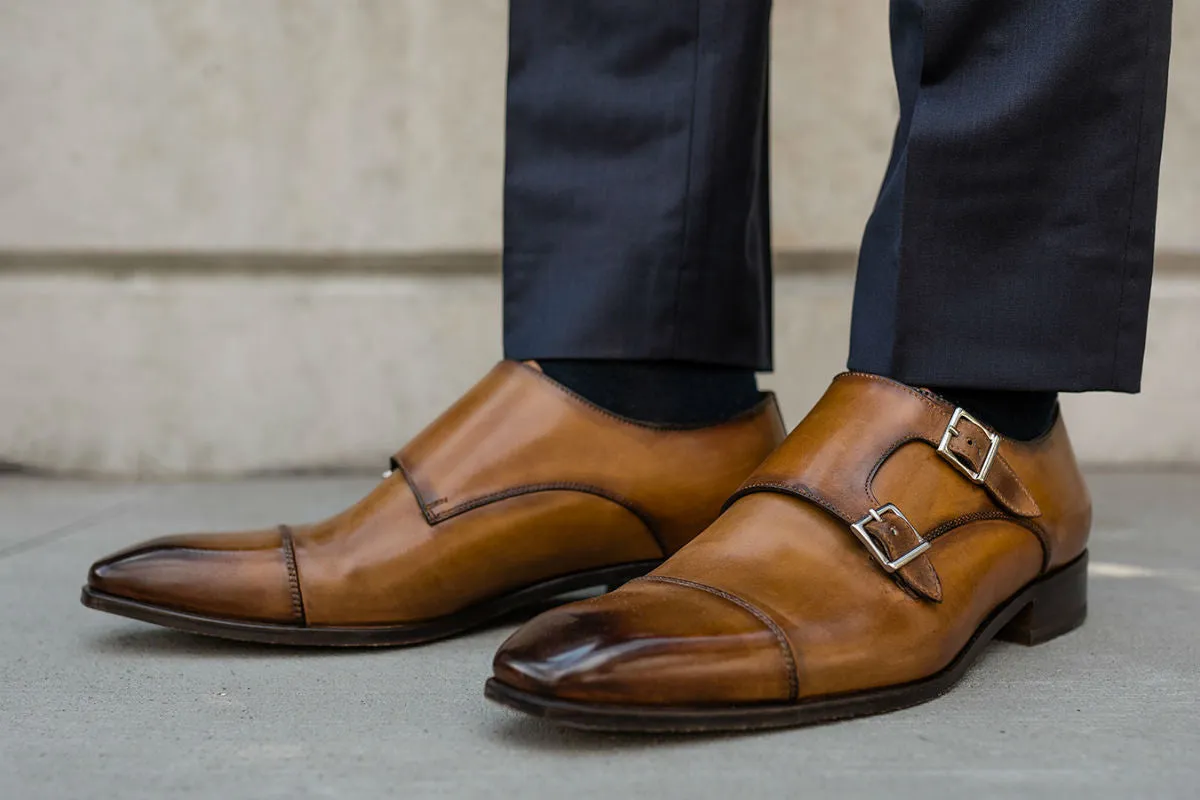 The Burton Double Monk Strap - Tobacco