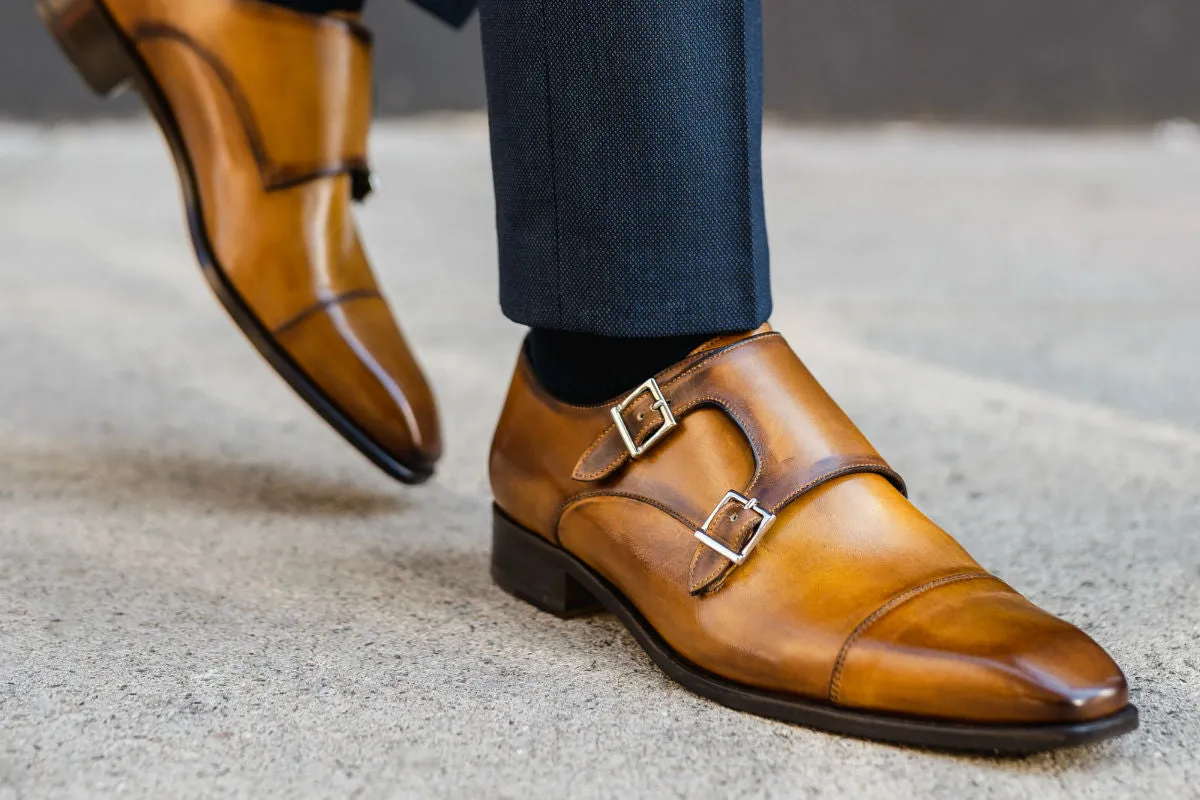 The Burton Double Monk Strap - Tobacco