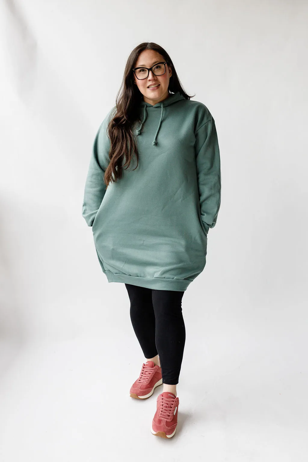 The Everyday Basics Hooded Sweatshirt Dress