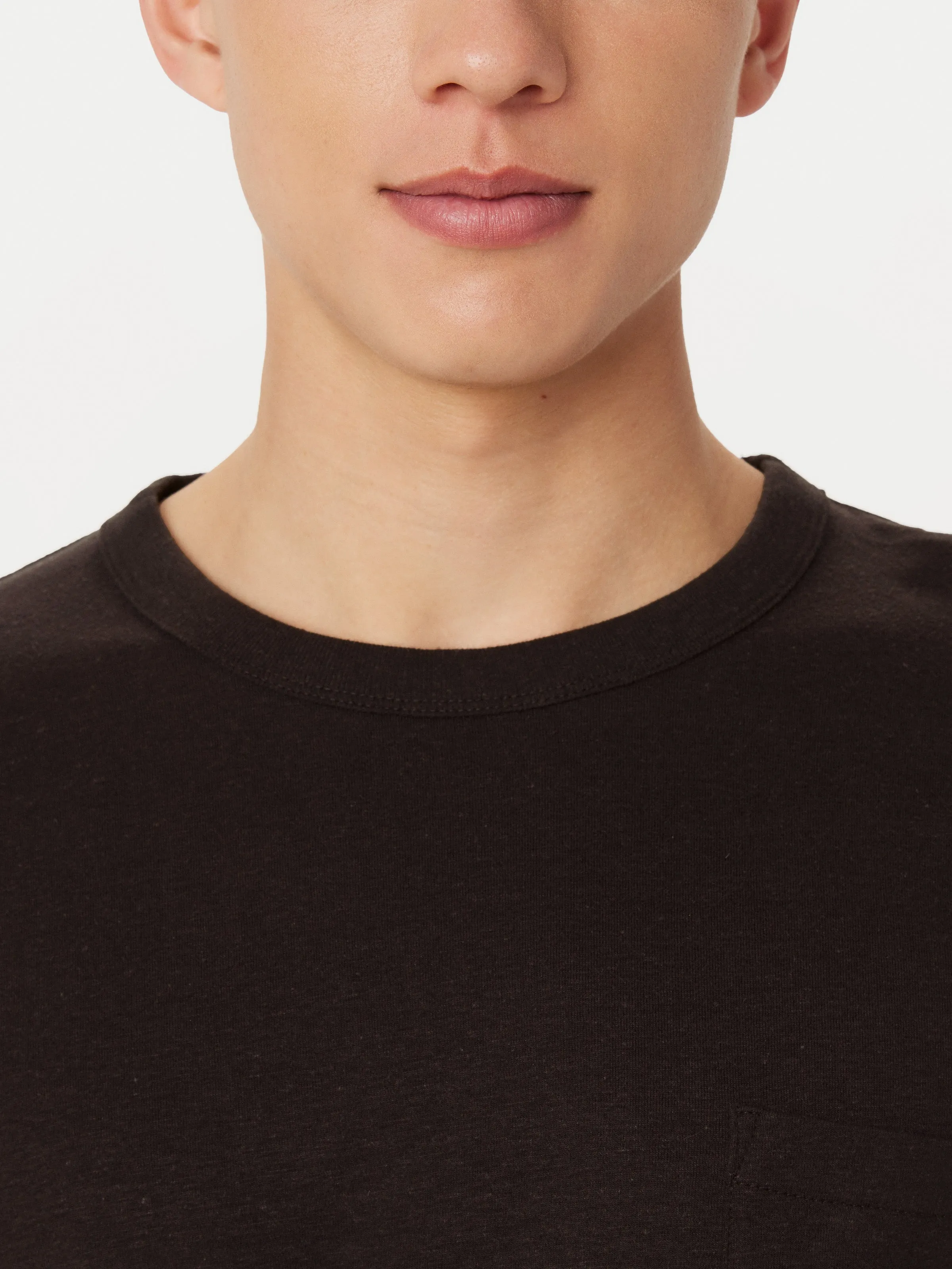 The Slim Hemp T-Shirt in Dark Chocolate