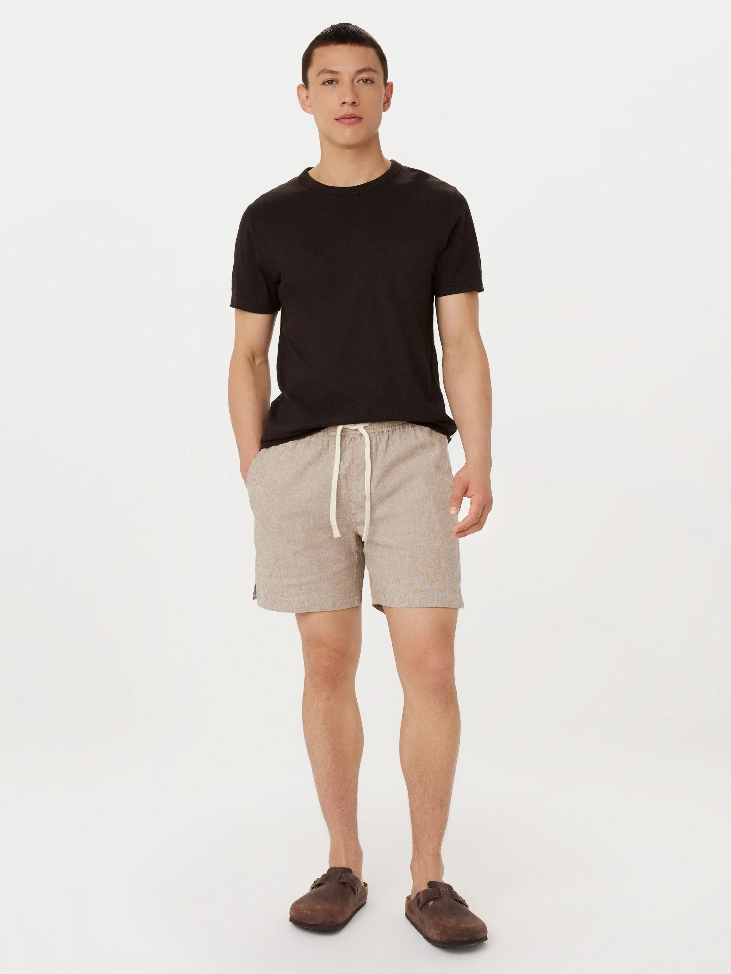 The Slim Hemp T-Shirt in Dark Chocolate