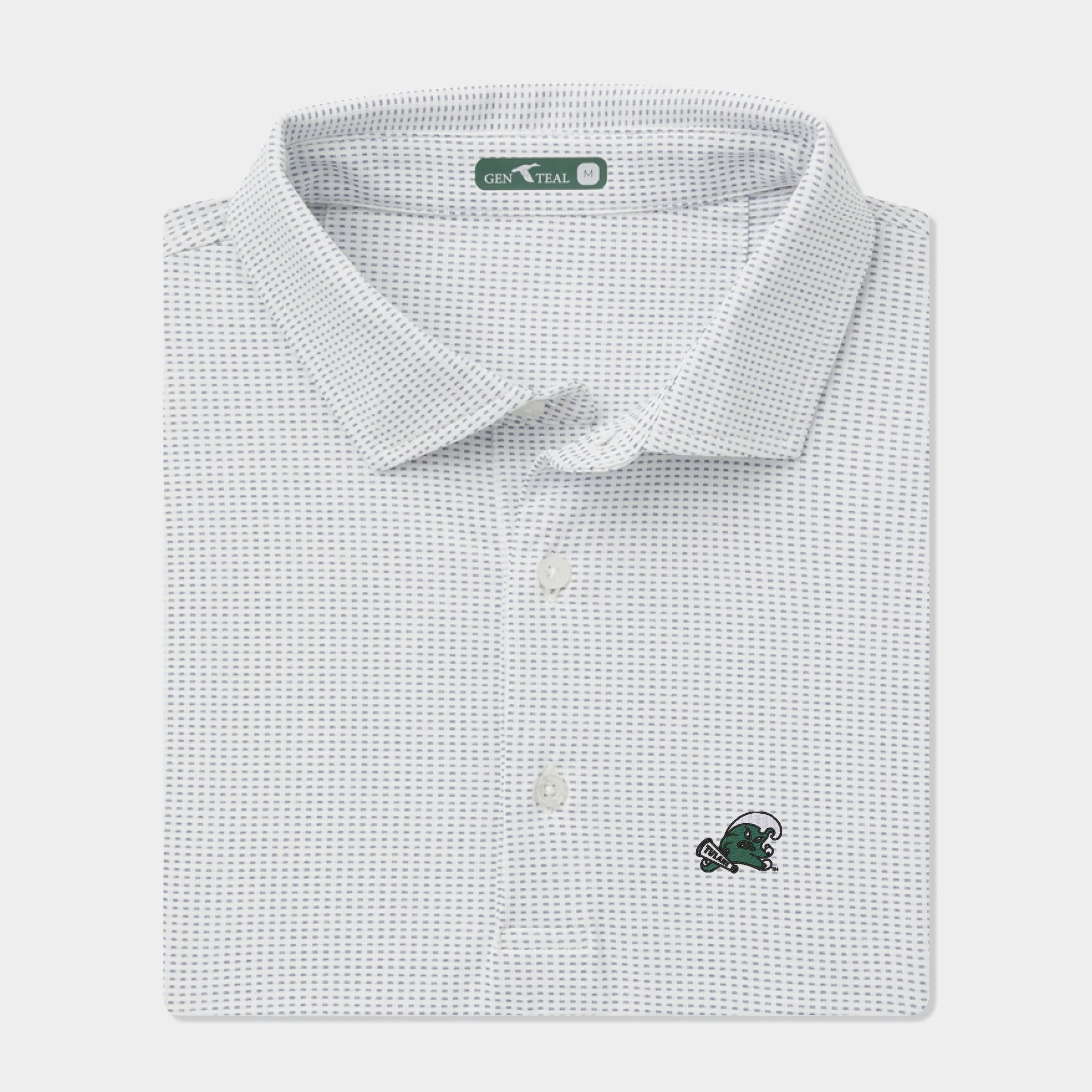 Tulane Textured Jacquard brrrº Polo