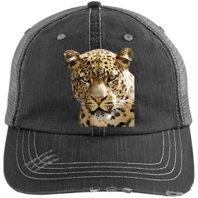 tyger1 6990 Distressed Unstructured Trucker Cap