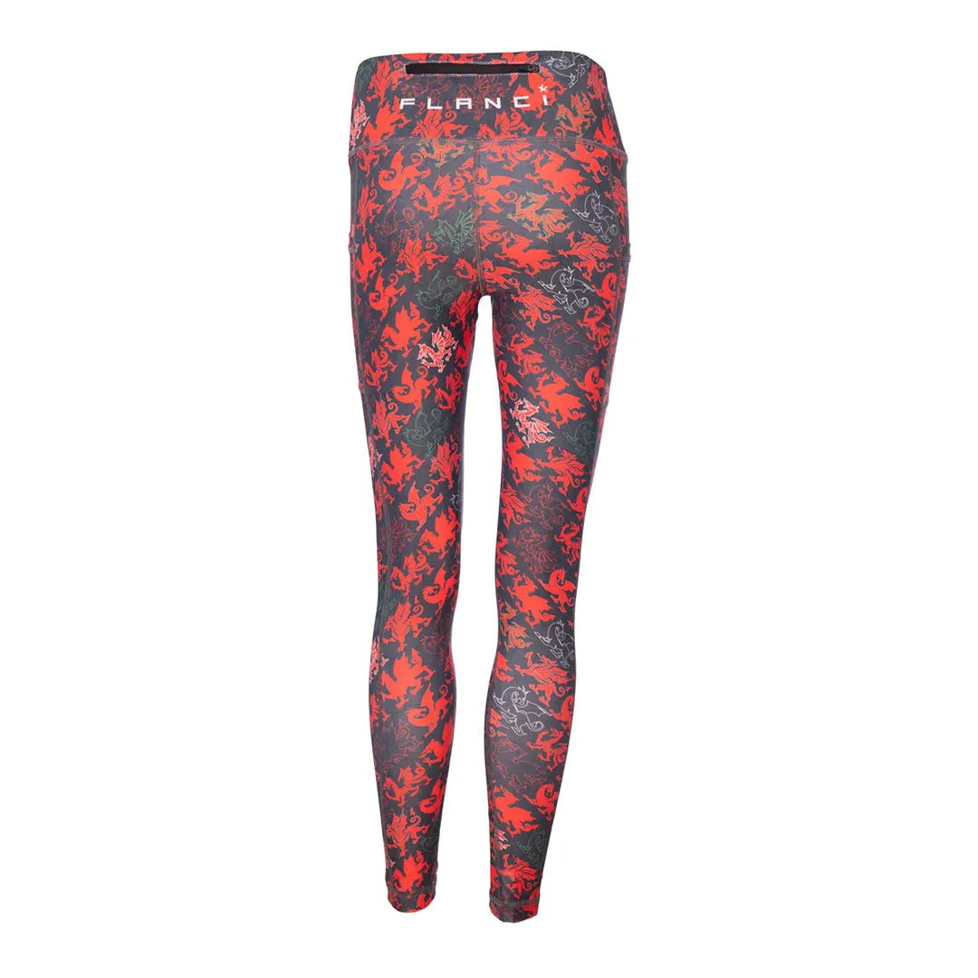 Unisex Leggings | Red Dragon