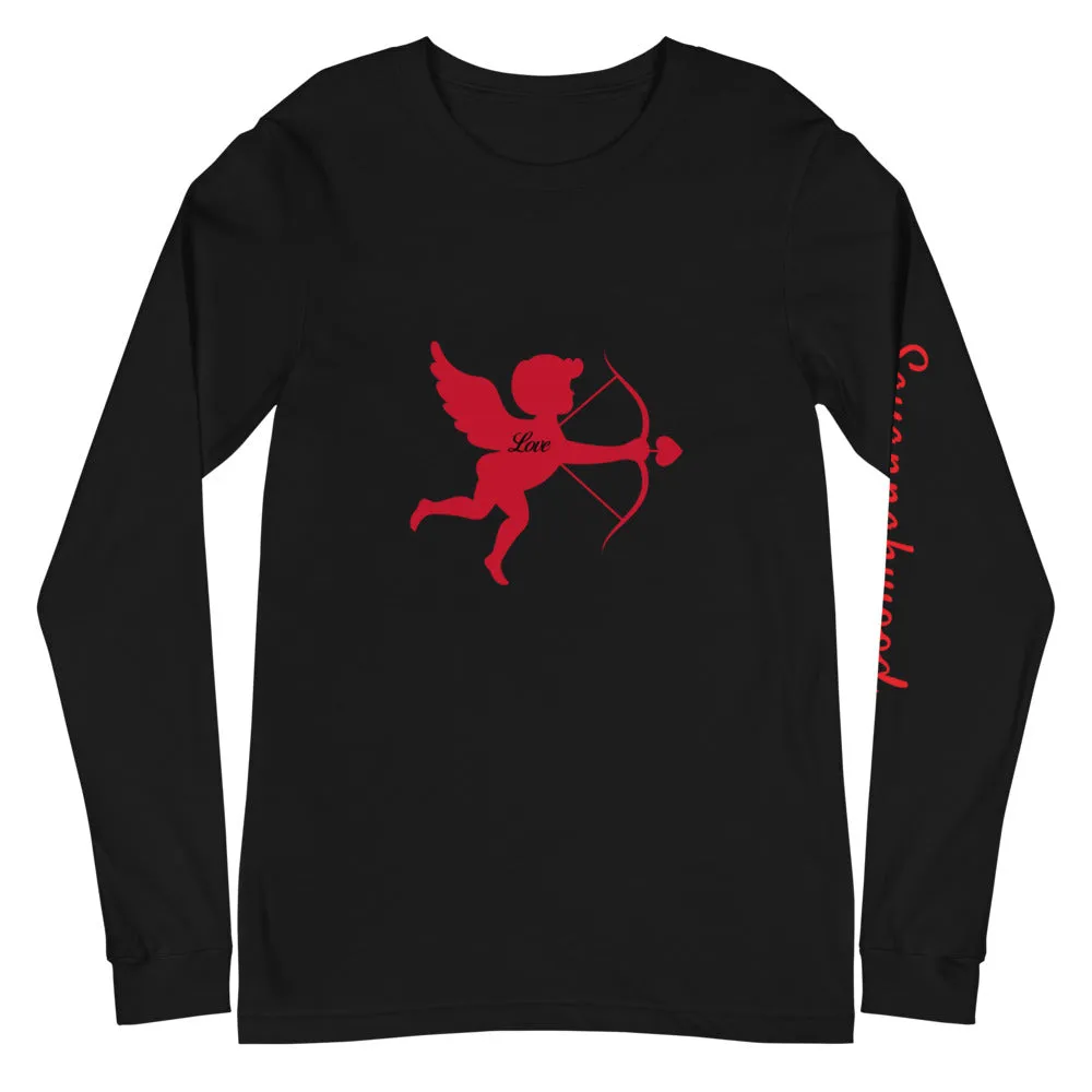 Unisex Long Sleeve Tee Cupid (Red)