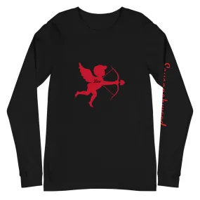 Unisex Long Sleeve Tee Cupid (Red)