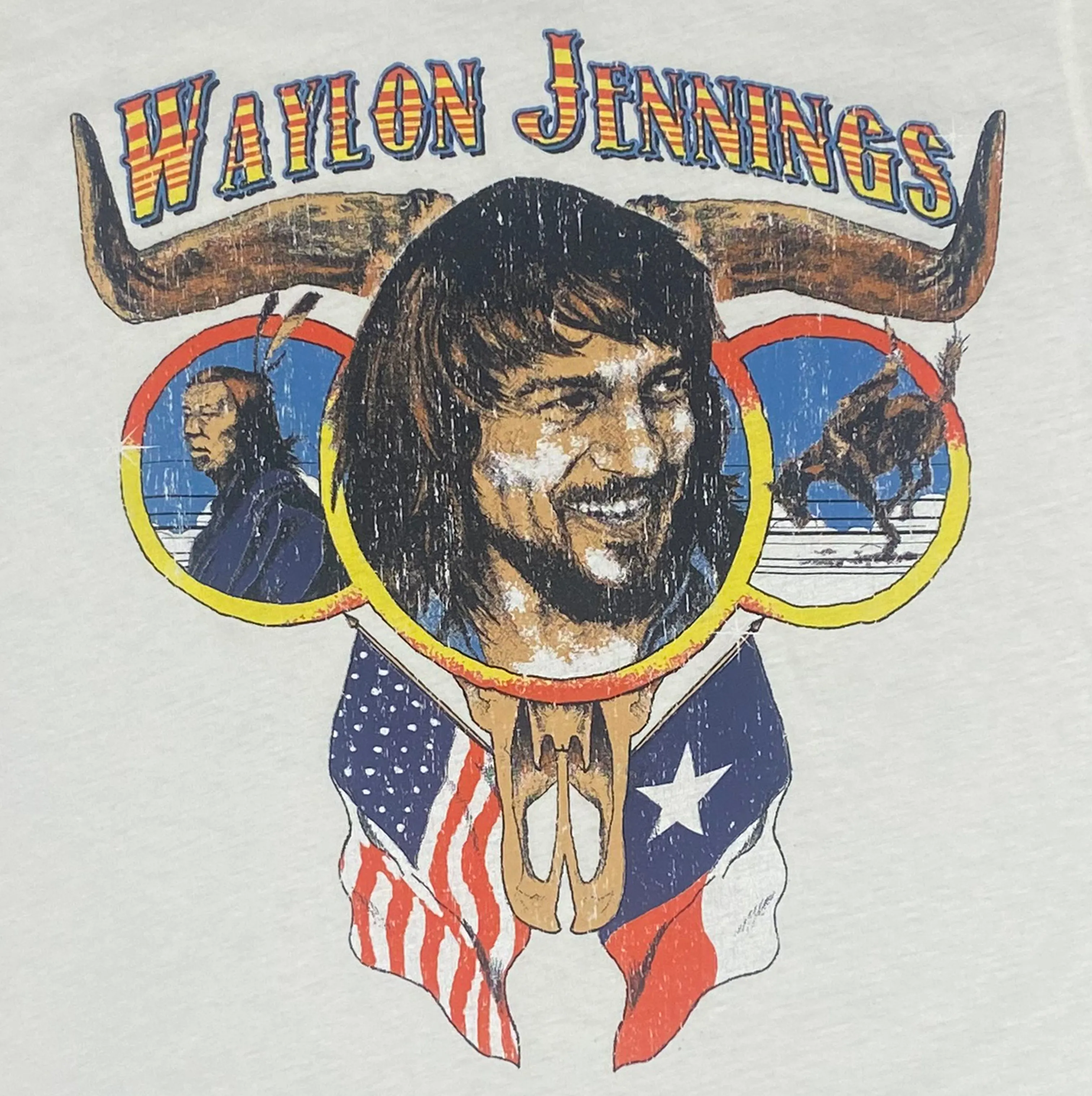 Waylon Jennings, Longhorn Unisex Tee