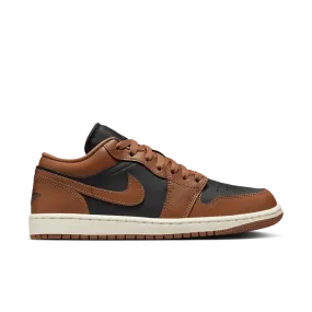 Women's Air Jordan 1 Low Black Archaeo Brown