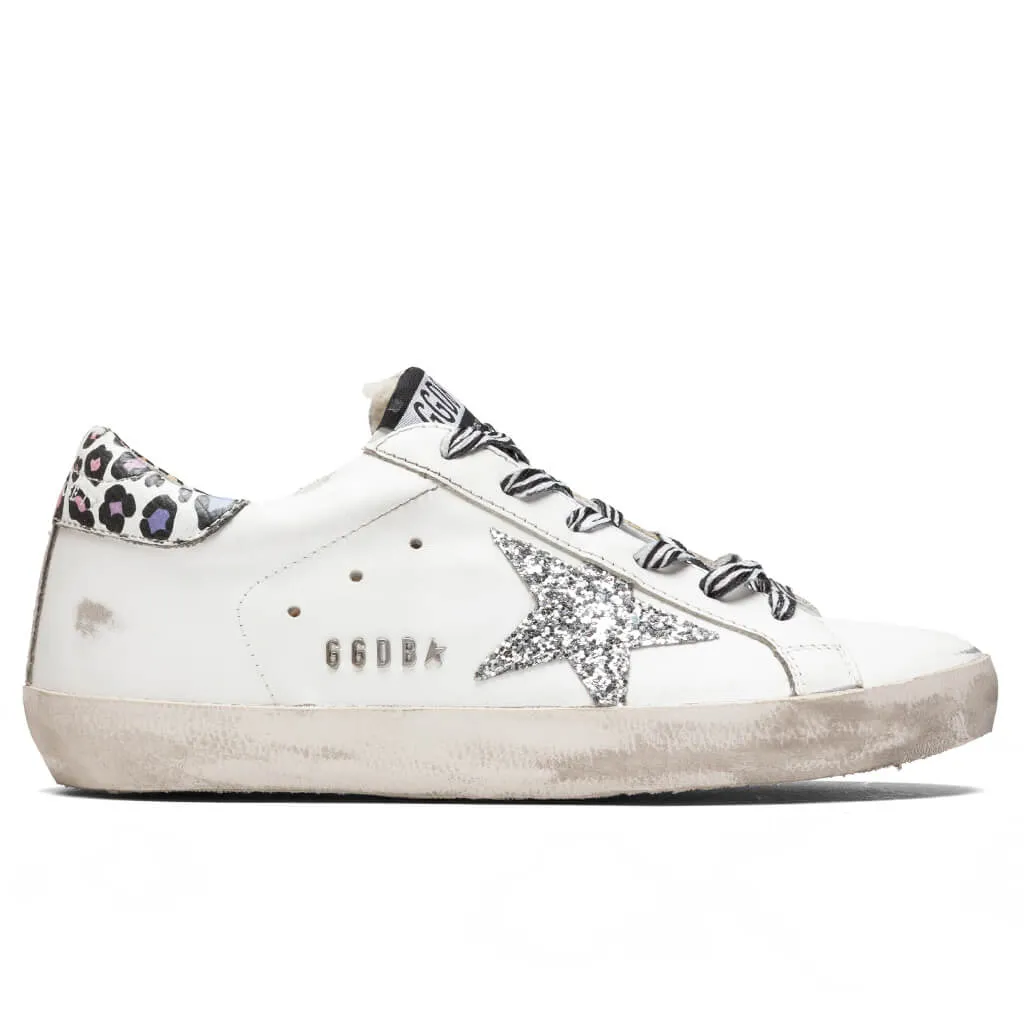 Women's Super-Star Sneakers - White/Silver/Multi