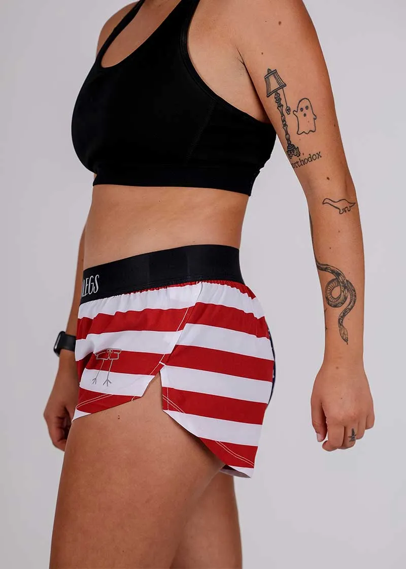 Women's USA 1.5" Split Shorts