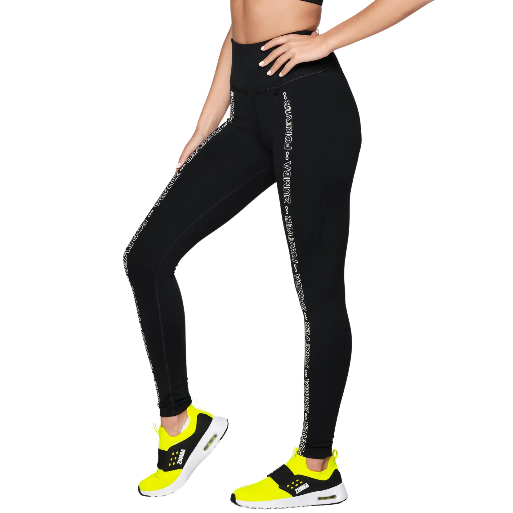 Zumba Forever High Waisted Ankle Leggings